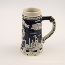 Custom Ceramic Clay Tankard Printed